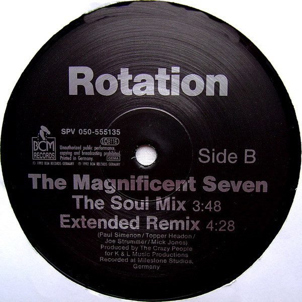 Cover zu Rotation (5) - The Magnificent Seven | 1992 | Vinyl | Electronic | Germany Schallplatten Ankauf