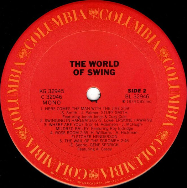 Cover zu Various - The World Of Swing | 1974 | Vinyl | Jazz | US