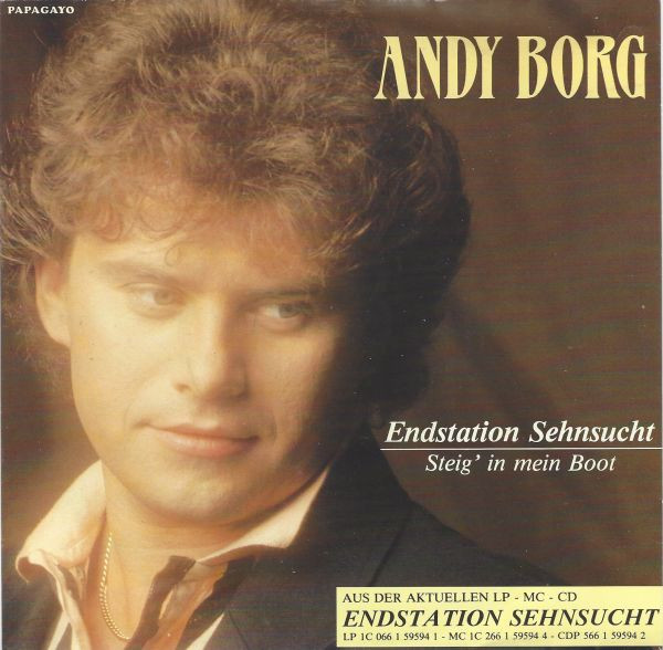 Cover zu Andy Borg - Endstation Sehnsucht | 1988 | Vinyl | Pop | Germany Schallplatten Ankauf