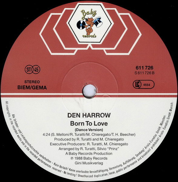 Cover zu Den Harrow - You Have A Way | 1988 | Vinyl | Electronic | Germany Schallplatten Ankauf