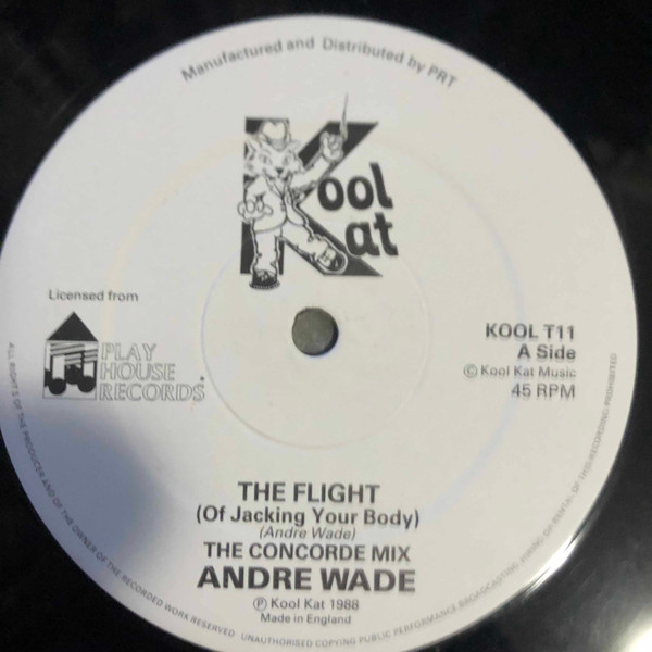 Cover zu Andre Wade - The Flight (Of Jacking Your Body) | 1987 | Vinyl | Electronic | UK