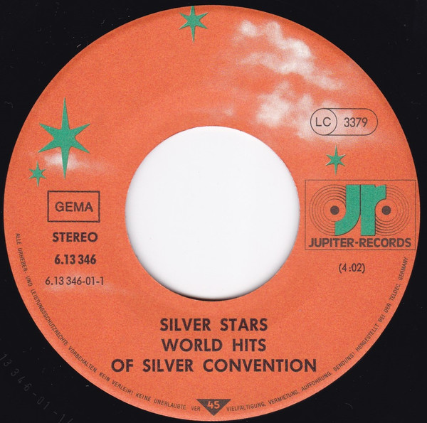 Cover zu Silver Stars - World Hits Of Silver Convention | 1981 | Vinyl | Electronic, Funk / Soul | Germany Schallplatten Ankauf