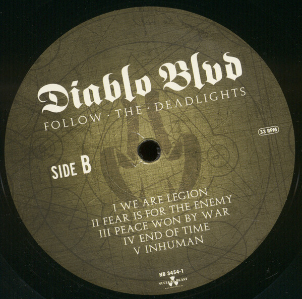 Cover zu Diablo Blvd - Follow The Deadlights | 2015 | Vinyl | Rock | Europe