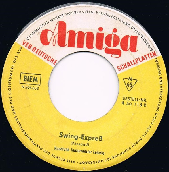 Cover zu Various - Die Alte Ballmelodie / Swing-Express | 1959 | Vinyl | Jazz, Pop | German Democratic Republic (GDR)