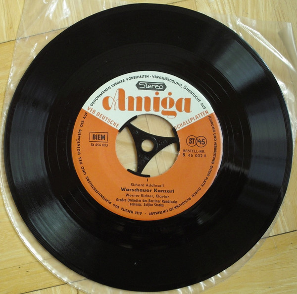 Cover zu Richard Addinsell - Warschauer Konzert | 1960 | Vinyl | Classical | German Democratic Republic (GDR) Schallplatten Ankauf