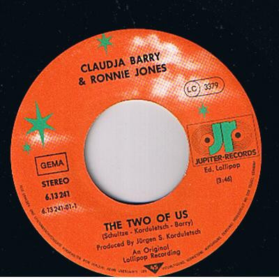 Cover zu Claudja Barry & Ronnie Jones - The Two Of Us | 1981 | Vinyl | Electronic | Germany Schallplatten Ankauf