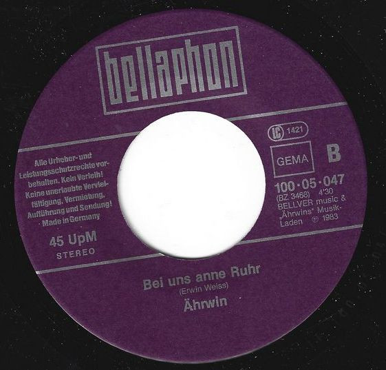 Cover zu Ährwin - Ich Bau Mich Main Häusken | 1983 | Vinyl | Pop | Germany Schallplatten Ankauf