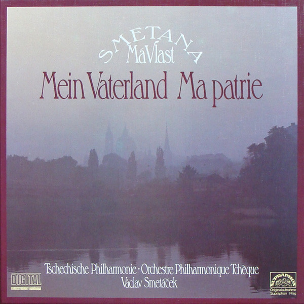 Cover zu Bedřich Smetana, Václav Smetáček, The Czech Philharmonic Orchestra - Má Vlast (Mein Vaterland, Ma Patrie) | 1981 | Vinyl | Classical | Europe