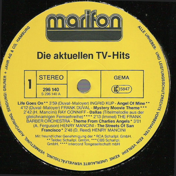 Cover zu Various - Die Aktuellsten TV-Hits | 1983 | Vinyl | Jazz, Funk / Soul, Pop, Stage & Screen | Germany