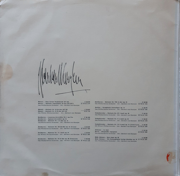Cover zu Pyotr Ilyich Tchaikovsky, Wiener Philharmoniker, Herbert von Karajan - VI. Sinfonie H-Moll »Pathétique« | Vinyl | Classical | Germany