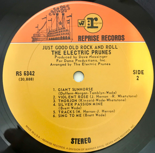 Cover zu The Electric Prunes - Just Good Old Rock And Roll | 1969 | Vinyl, LP, Album, Stereo | Rock | US