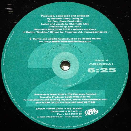 Cover zu Richard Grey Presents New Yorker Soul Feat. Shernette May - Fallin' (Robbie Rivera Mix) | 2004 | Vinyl | Electronic