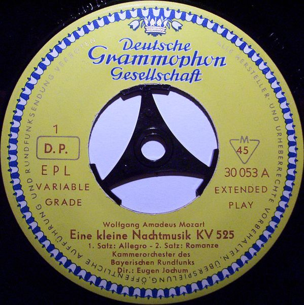 Cover zu Wolfgang Amadeus Mozart - Eine Kleine Nachtmusik KV 525 | 1956 | Vinyl | Classical | Germany Schallplatten Ankauf