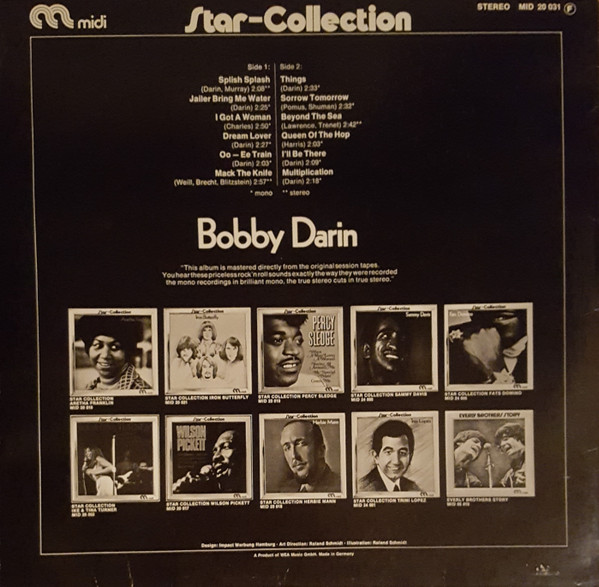Cover zu Bobby Darin - Star-Collection | Vinyl, LP, Compilation, Stereo | Rock, Pop | Germany Schallplatten Ankauf