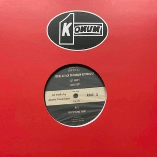 Cover zu Atomic Compressor - Toons Attack On Komum Records EP | 2022 | Vinyl | Electronic | France Schallplatten Ankauf