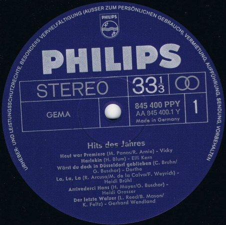 Cover zu Various - 24 Hits Des Jahres | 1968 | Vinyl | Rock, Pop | Germany