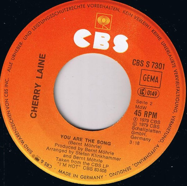 Cover zu Cherry Laine - The Sea-Fare Folk (Hey-Ho And Up She Rises) | 1979 | Vinyl | Funk / Soul | Germany