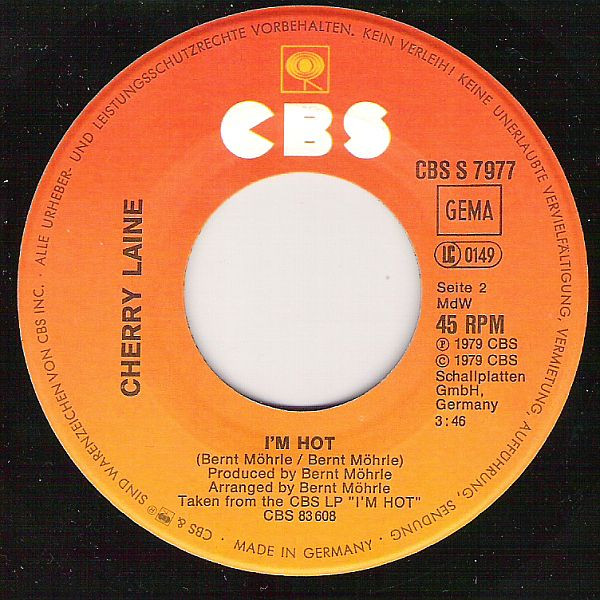Cover zu Cherry Laine - Danny's Disco | 1979 | Vinyl | Funk / Soul | Germany