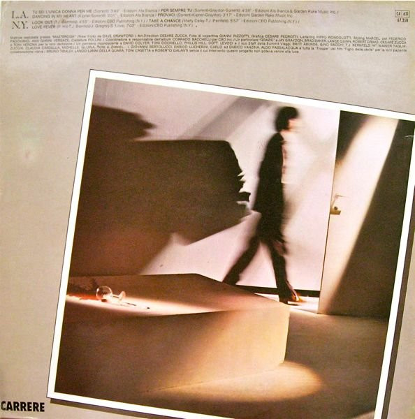 Cover zu Alan Sorrenti - L.A. & N.Y. | 1979 | Vinyl, LP, Album | Electronic, Pop | France