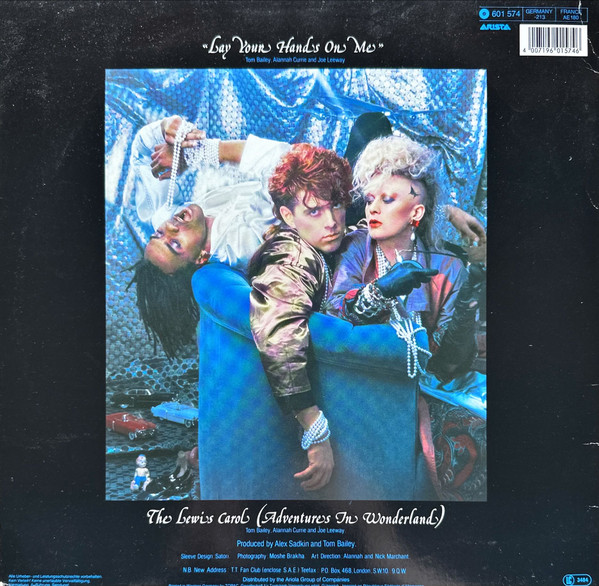Cover zu Thompson Twins - Lay Your Hands On Me | 1984 | Vinyl | Electronic, Pop | Europe