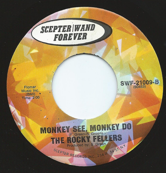 Cover zu The Rocky Fellers - Killer Joe / Monkey See, Monkey Do | Vinyl | Rock, Funk / Soul, Pop | US Schallplatten Ankauf