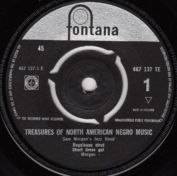 Cover zu Sam Morgan's Jazz Band - Treasures Of North American Negro Music Volume 8 | Vinyl | Blues | Netherlands Schallplatten Ankauf