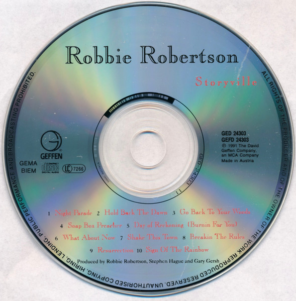 Cover zu Robbie Robertson - Storyville | 1991 | Vinyl | Rock | Europe Schallplatten Ankauf