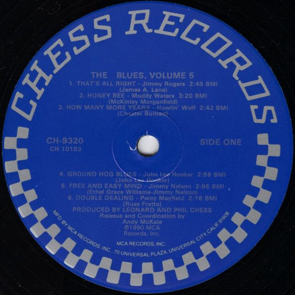 Cover zu Various - The Blues Volume 5 | 1990 | Vinyl | Blues | US Schallplatten Ankauf