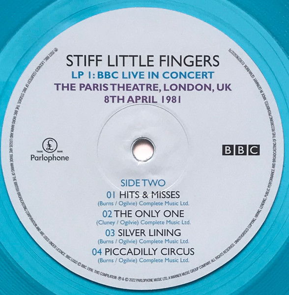 Cover zu Stiff Little Fingers - BBC Live In Concert | 2022 | Vinyl | Rock | Europe