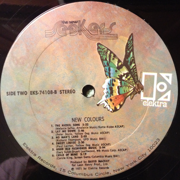 Cover zu The New Seekers - New Colours | 1971 | Vinyl | Rock, Pop | US