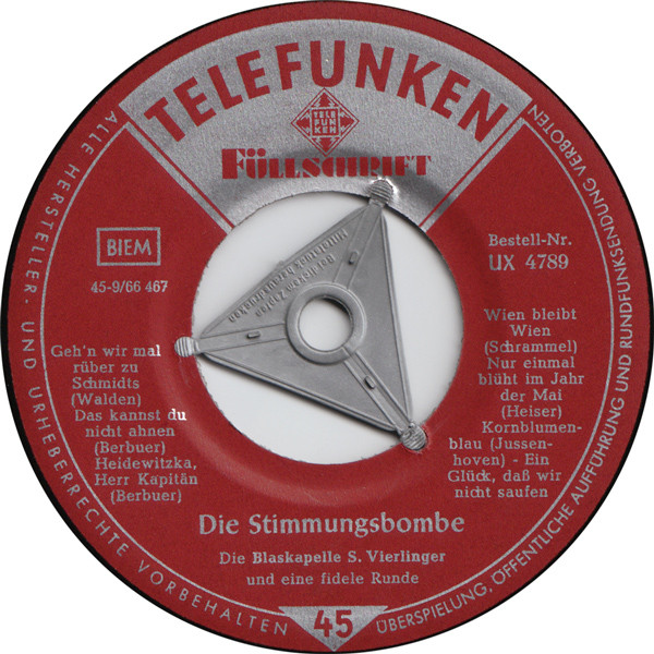 Cover zu Die Blaskapelle Sepp Vierlinger - Die Stimmungsbombe | Vinyl | Non-Music, Pop | Germany