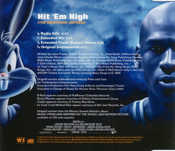 Cover zu B-Real, Busta Rhymes, Coolio, LL Cool J & Method Man - Hit 'Em High (The Monstars' Anthem) | 1997 | Vinyl | Hip Hop | Europe