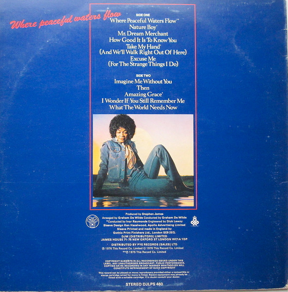 Cover zu Salena Jones - Where Peaceful Waters Flow | 1976 | Vinyl | Jazz, Funk / Soul | UK Schallplatten Ankauf