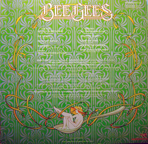 Cover zu Bee Gees - Main Course | 1975 | Vinyl | Rock, Pop | Germany