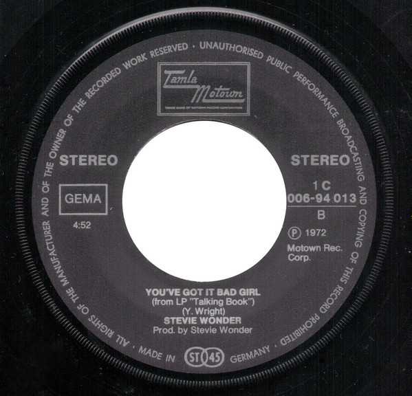 Cover zu Stevie Wonder - Superstition | 1972 | Vinyl | Funk / Soul | Germany Schallplatten Ankauf