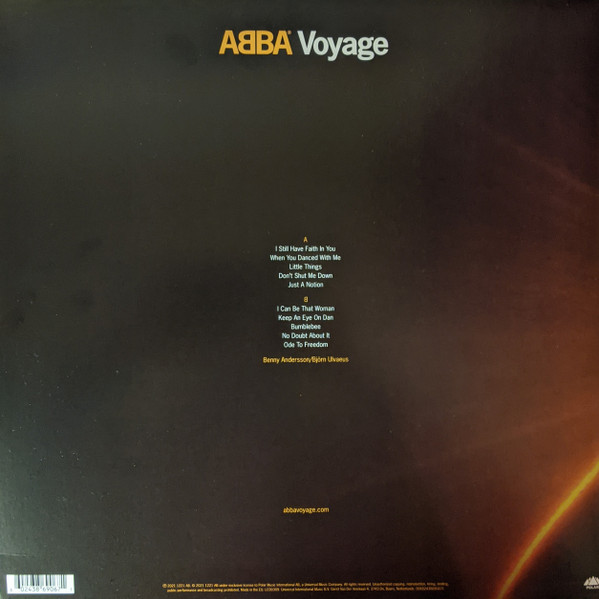 Cover zu ABBA - Voyage | 2021 | Vinyl | Pop | USA & Europe