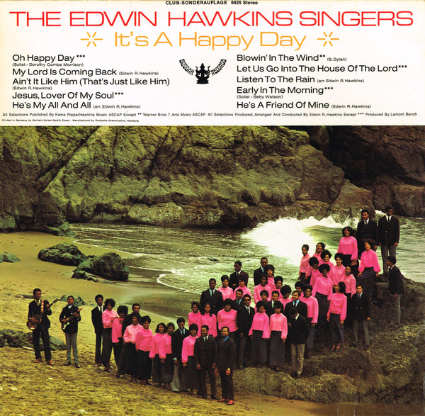 Cover zu Edwin Hawkins Singers - It's A Happy Day | 1970 | Vinyl | Funk / Soul | Germany