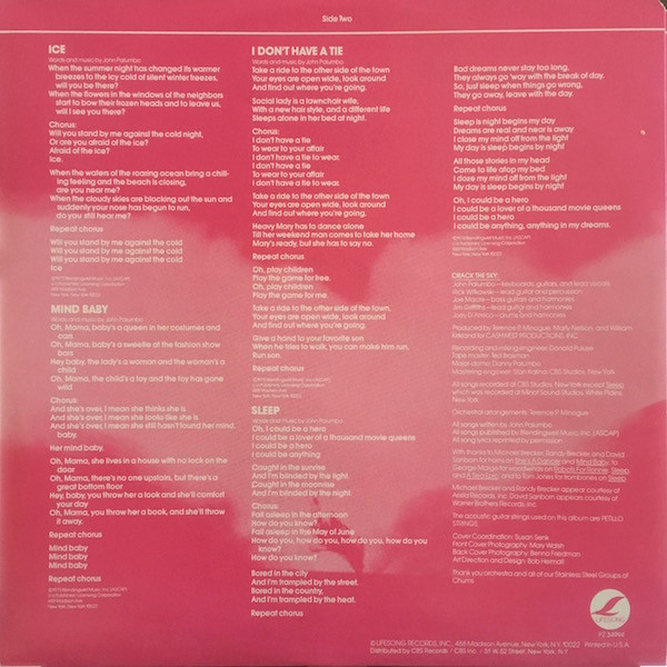 Cover zu Crack The Sky - Crack The Sky | Vinyl | Rock | US
