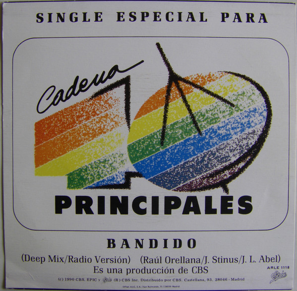 Cover zu Azucar Moreno - Bandido - Deep Mix | 1990 | Vinyl | Electronic, Pop, Folk, World, & Country | Spain