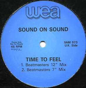 Cover zu Sound On Sound - Time To Feel | 1992 | Vinyl | Electronic | UK