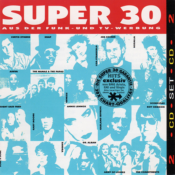 Cover zu Various - Super 30 | 1992 | Vinyl | Electronic, Hip Hop, Rock, Pop | Germany