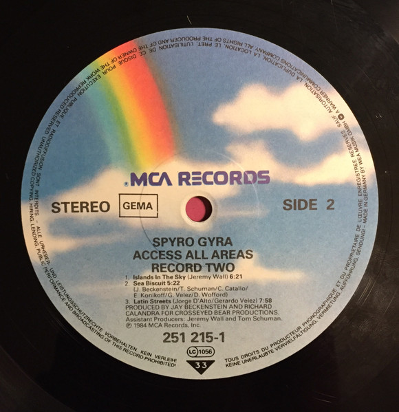 Cover zu Spyro Gyra - Access All Areas | 1984 | Vinyl | Jazz | Germany
