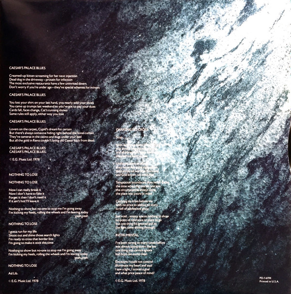 Cover zu UK (3) - Danger Money | 1979 | Vinyl, LP, Album, Stereo | Rock | US