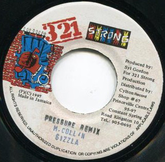 Cover zu Sizzla - Pressure Remix | 1997 | Vinyl | Reggae | Jamaica Schallplatten Ankauf