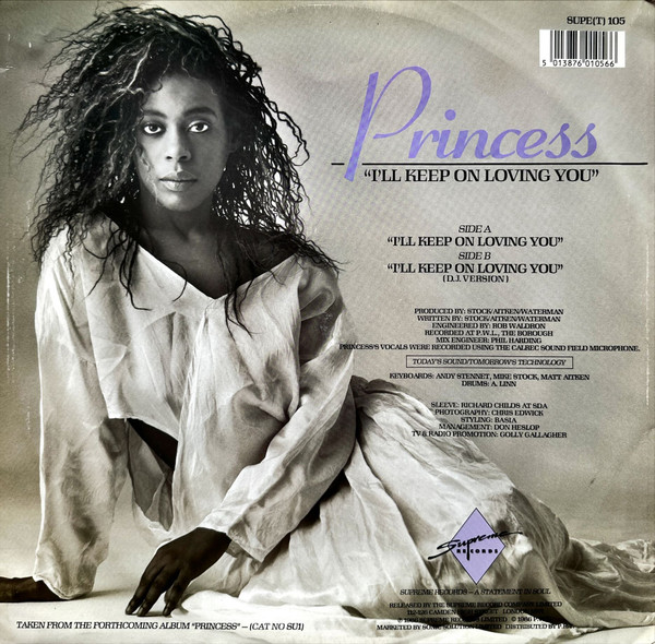 Cover zu Princess - I'll Keep On Loving You | 1986 | Vinyl | Electronic, Funk / Soul | UK