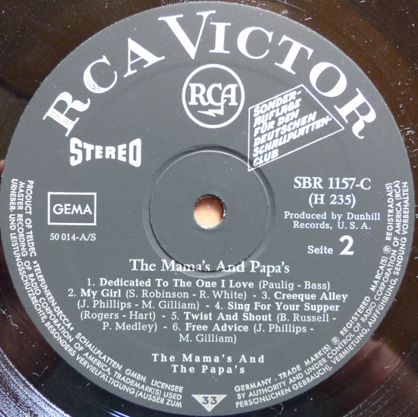 Cover zu The Mamas & The Papas - The Mamas And The Papas | 1967 | Vinyl | Pop | Germany