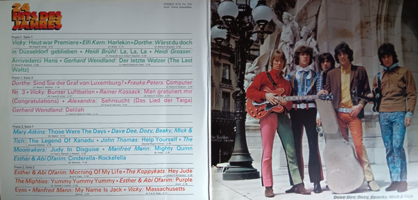 Cover zu Various - 24 Hits Des Jahres | 1968 | Vinyl | Rock, Pop | Germany
