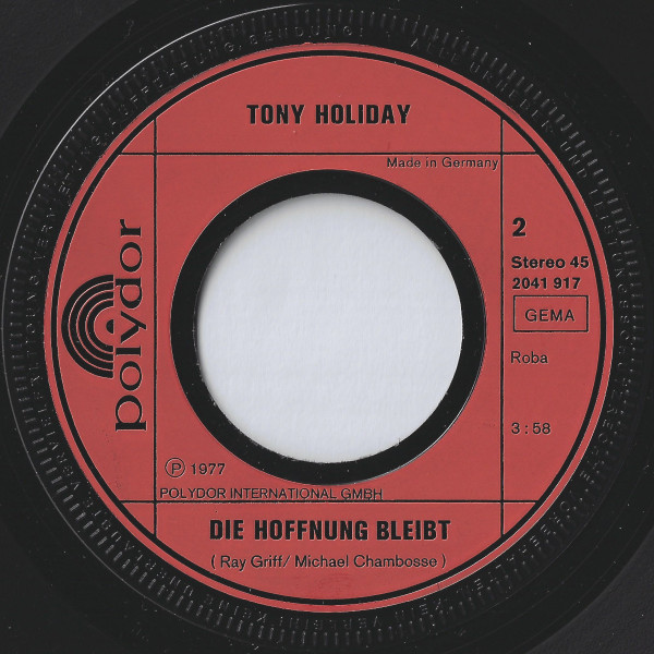 Cover zu Tony Holiday - Tanze Samba Mit Mir | 1977 | Vinyl | Pop | Germany