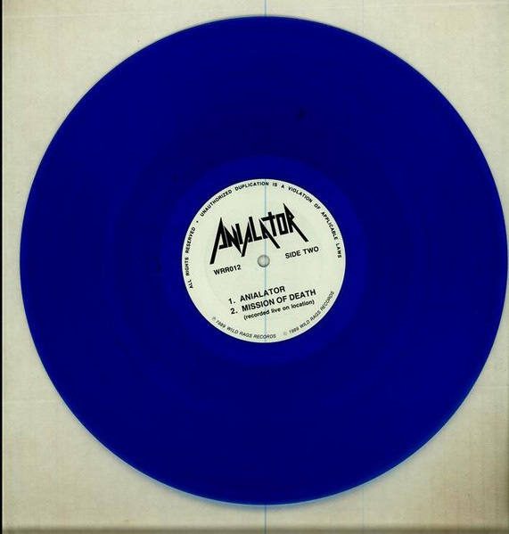 Cover zu Anialator - Anialator | 1989 | Vinyl | Rock | US