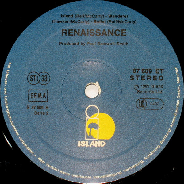 Cover zu Renaissance (4) - Renaissance | 1981 | Vinyl | Rock | Germany